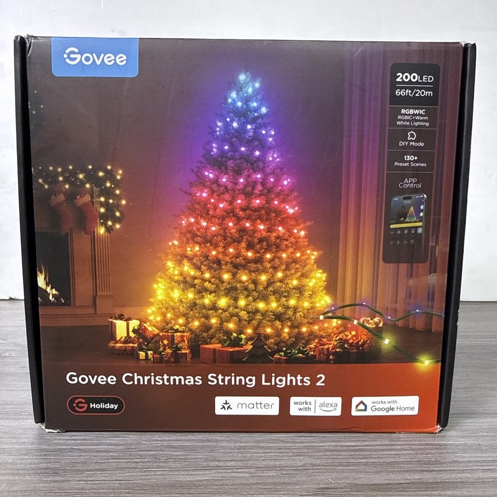 Govee RGBWIC Christmas String Lights‎ 2: 200 LED 66 Feet Model H70C4